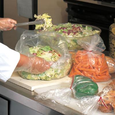 LK Packaging 15G-120624 Side Gusset Food Storage Bag - 12" x 24" x 6" SG, Poly, Clear