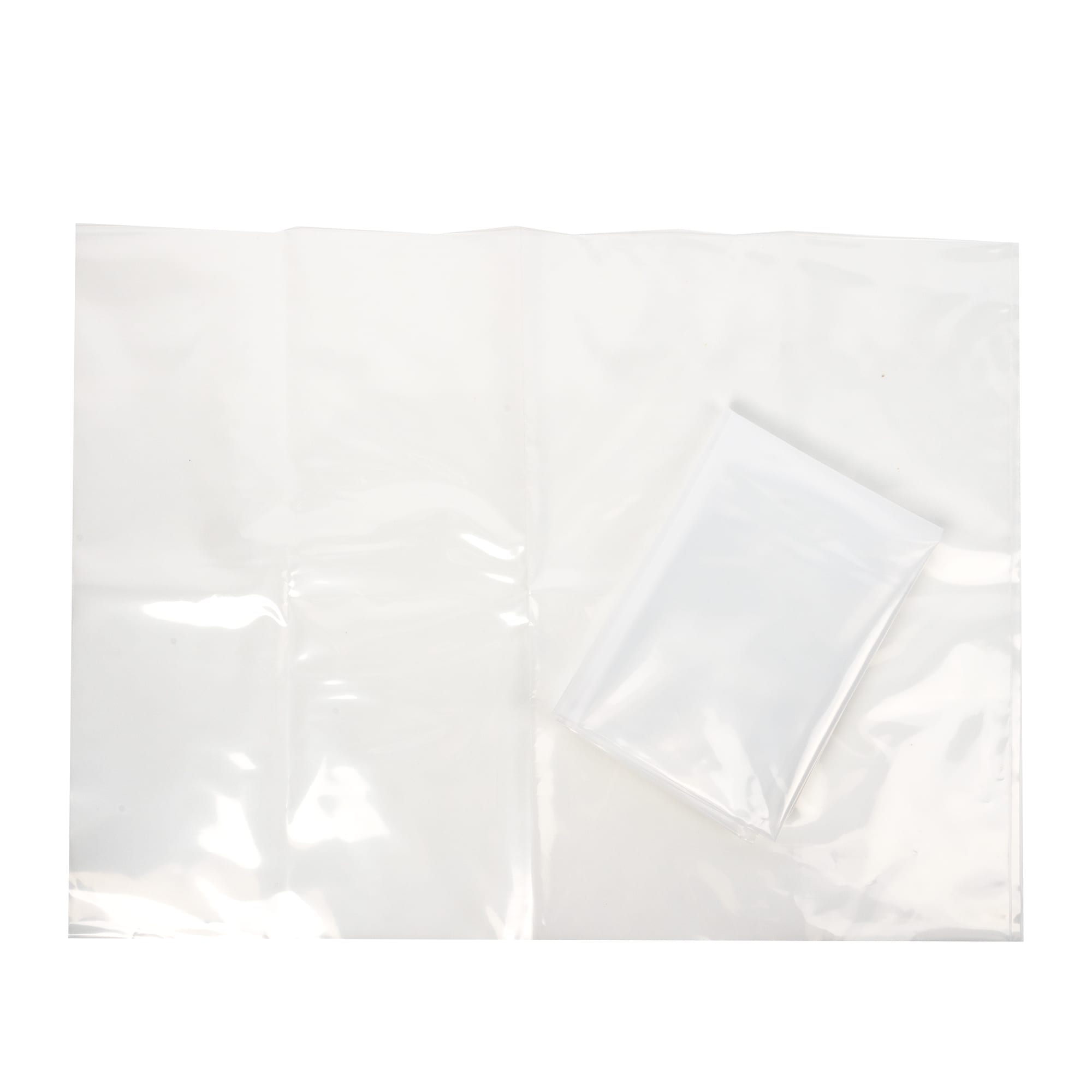 LK Packaging 60F-1824 Open Ended Flat Food Storage Bag - 18" X 24", Poly, Clear, Case of 250