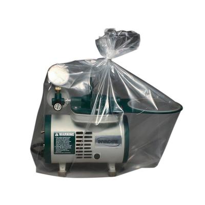 LK Packaging BOR20F-2024 Medical Equipment Cover for Concentrators & Ventilators - 24" x 20", Polyethylene, Clear, Low Density Polyethylene