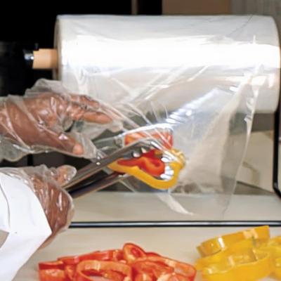 LK Packaging E1119HI-D5 Printed Produce Bag - 19" x 11", Poly, Clear