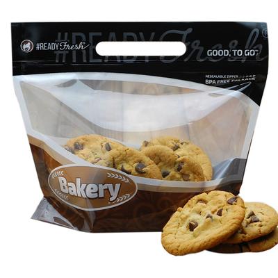 LK Packaging GNG9585 #ReadyFresh Bottom Gusset Grab-N-Go Cookie Pouch - 9 1/2