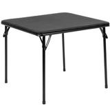 Flash Furniture JB-TABLE-BK-GG 24" Square Kid's Folding Table w/ Black Vinyl Padded Top - 20 1/4"H