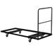 Flash Furniture NG-DY3072-GG Folding Table Dolly w/ (10) 72"W x 30"D Folding Table Capacity - Steel, Black