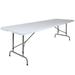 Flash Furniture RB-3096ADJ-GG Rectangular Folding Table w/ Granite White Plastic Top - 96"W x 30"D x 28" to 34"H