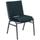 Flash Furniture XU-60153-GN-GG Stacking Chair w/ Green Patterned Polyester Back &amp; Seat - Steel Frame, Silver Vein