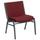 Flash Furniture XU-60555-BY-GG Big &amp; Tall Stacking Chair w/ Burgundy Patterned Polyester Back &amp; Seat - Steel Frame, Silver Vein