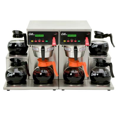 Curtis ALP6GT63A000 Medium Volume Decanter Coffee Maker - Automatic, 9 gal/hr, 120/220v, Silver