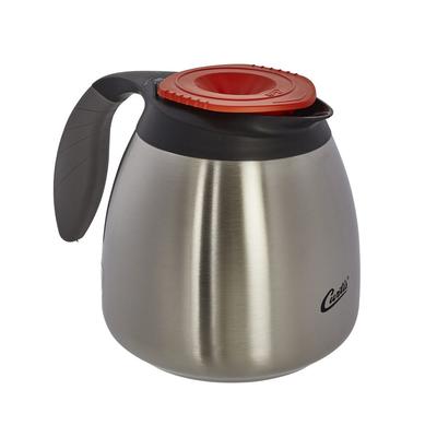 Curtis CLXP6401S100D 1 9/10 L ThermoPro Decaf Pourpot Dispenser, Vacuum Insulated, All Stainless, Silver