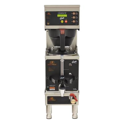 Curtis GEMSIF10A1000 Automatic Coffee Brewer w/ 1 Lower Warmer & Hot Water Faucet, 220v/1ph, Silver