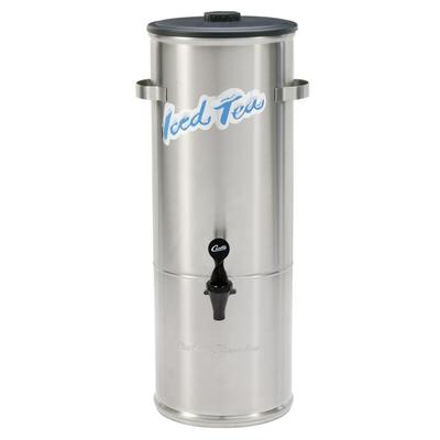 Curtis TC-5H 5 gal Round Iced Tea Dispenser w/ Handles, Stainless Steel