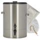 Curtis TC-7HK 7 gal Round Iced Tea Coffee Dispenser w/ Handles, Stainless Steel