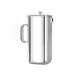 Eastern Tabletop 7240 64 oz Java Square Coffee/Tea Pot w/ Hinged Lid, Stainless Steel