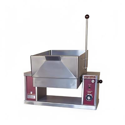 Crown Steam ECTS-12 12 gal. Countertop Tilt Skillet - Polished Pan, 208v/3ph, Stainless Steel