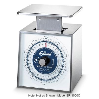 Edlund SR-2200C Top Loading Counter Model Scale, 5 lbs x 1 oz, Rotating Dial, Stainless Steel