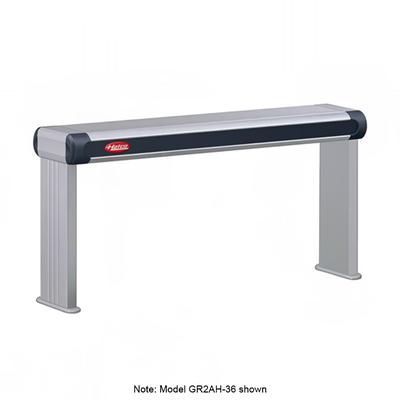 Hatco GR2A-18 120 21 1/2" Standard Watt Strip Warmer - Single Rod, Remote Control Required, 120v, Silver