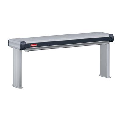 Hatco GR2AHL-36 240 39 1/2" High Watt Strip Warmer - Single Rod, Remote Control Required, 120/240v/1ph, Silver