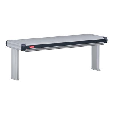 Hatco GR2AHL-42D6 240 45 1/2" High Watt Strip Warmer - Double Rod, Remote Control Required, 120/240v/1ph, Silver