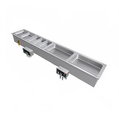 Hatco HWBI-S2 Drop-In Hot Food Well w/ (2) Full Size Pan Capacity, 208v/1ph, Stainless Steel