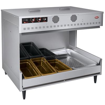 Hatco MPWS-36/MPWS36BIN 120/240/1 37 3/8" Multi Product Warming Station - Overhead Ceramic Elements, 120-240v/1ph, Freestanding, Stainless Steel