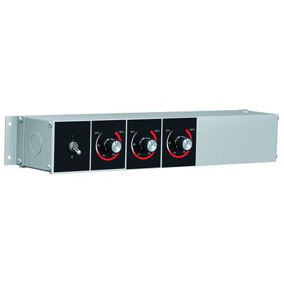Hatco RMB-14AK Remote Control Enclosure w/ 1 Toggle & 1 Infinite Switches for 240v, 1 Toggle & 3 Infinite Switches, Silver