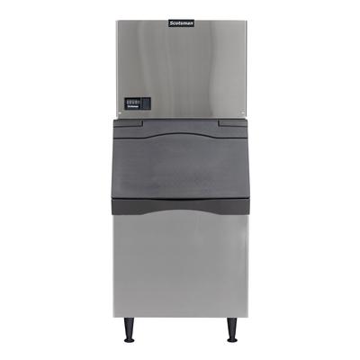 Scotsman MC0630MW-32/B530S 633 lb Prodigy ELITE Full Cube Commercial Ice Machine w/ Bin - 536 lb Storage, Water Cooled, 208-230v, Stainless Steel