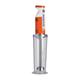 Dynamic MX054.1 DynaShake Hand Held Variable Speed Mixer w/ 7 1/2" Detachable Shaft, 115v, 7.5" Shaft, 4 Blades, Orange