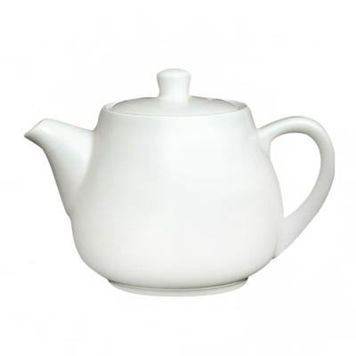 Cameo China 610-5121 25 oz Dynasty Coffee/Teapot w/ Handle & Lid - Ceramic, White