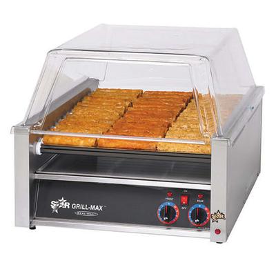 Star 45ST Grill-Max 45 Hot Dog Roller Grill - Slanted Top, 120v, Stainless Steel