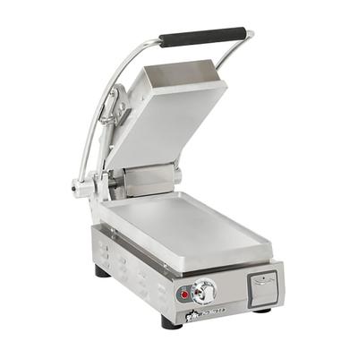 Star PST7EA-120V Single Commercial Panini Press w/ Aluminum Smooth Plates, 120v, Stainless Steel