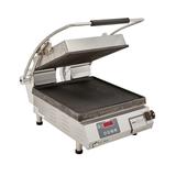 Star PGT14IE Single Commercial Panini Press w/ Cast Iron Grooved Plates, 240v/1ph, Electronic Control w/ Timer, 208-240 V, Stainless Steel