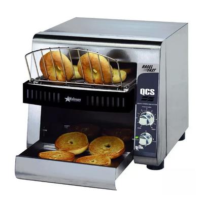 Star QCS1-500B Conveyor Toaster - 500 Bagels/hr w/ 1 1/2" Product Opening, 120v, Stainless Steel
