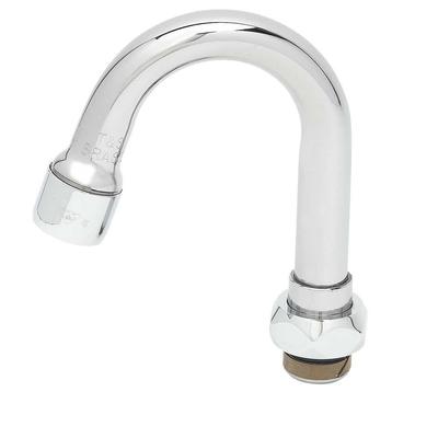 T&S 131X-A22 4 3/4" Swivel Gooseneck Nozzle w/ 2 1/5 GPM Aerator, Chrome