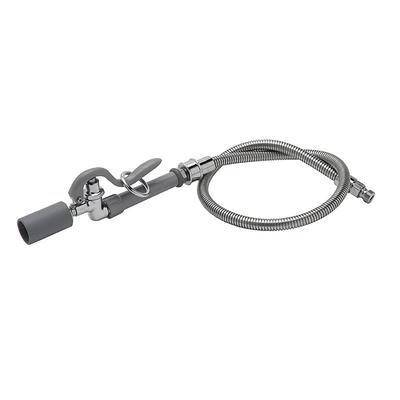 T&S B-0100-C-SWV Pre-Rinse Spray Valve w/ 44" Flexible Hose, Low-Flow Tip, Stainless Steel