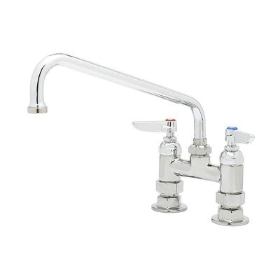 T&S B-0225-CC Deck Mount Mixing Faucet w/ 12" Swing Nozzle
