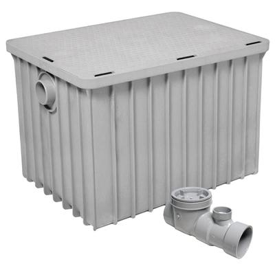 Canplas 3950A04 Grease Trap, 50 Gal/Min, 122 lb Capacity, 4