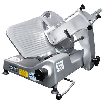 Univex 1000M Manual Meat & Cheese Commercial Slicer w/ 13" Blade, Belt Driven, Aluminum, 1/2 hp, 115 V