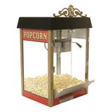 Winco 11080 Countertop Electric Popcorn Machine w/ 8 oz Kettle - Antique DÃ©cor, 120v, Stainless Steel