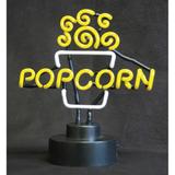 Winco 91001 Countertop Neon Popcorn Sign - 11"W x 12"H, 120v