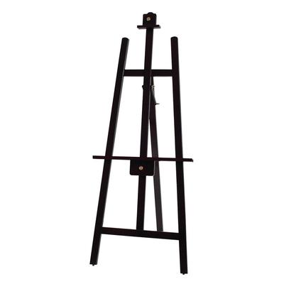 Winco MBBE-3 Display Easel w/ Wooden Frame & (2) P...