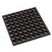Winco RBMH-35K Rubber Floor Mat w/ Straight Edges, Anti-Fatigue, 3' x 5' x 3/4", Black
