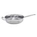 Winco SSET-5 Premium 12 3/8" Stainless Saute Pan, Induction Ready, Silver