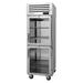 Turbo Air PRO-26-2H2-GS-PT Full Height Pass Thru Mobile Heated Cabinet w/ (3) Shelves, 115v, 2 Glass Doors, Stainless Steel