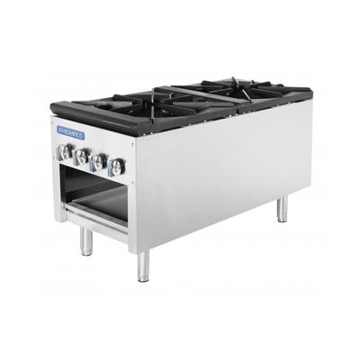 Turbo Air TASP-18-D 2 Burner Stock Pot Range, Convertible, Gas Type: Convertible