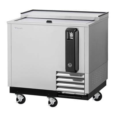 Turbo Air TBC-36SD-N6 36 3/4" Forced Air Bottle Cooler - Holds (288) 12 oz Bottles, Stainless, 115v, Silver