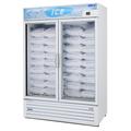 Turbo Air TGIM-49W-N 54" Indoor Ice Merchandiser w/ Bottom Mount Compressor - Glass Door, 115v, 115 V, White