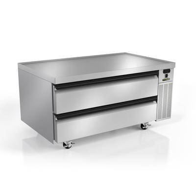 Silver King SKFCB50H-EDUS1 50 1/4" Chef Base Freezer w/ 2 Drawers - 115v, Stainless Steel