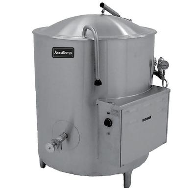 AccuTemp ALLEC-30 208/3 30 gal Steam Kettle - Stationary, 2/3 Jacket, 208v/3ph, Stainless Steel