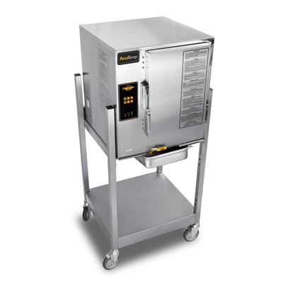 AccuTemp E62083D150SGL 6 Pan Convection Commercial Steamer - Stand, Holding Capabilty, 208v/3ph, Boilerless