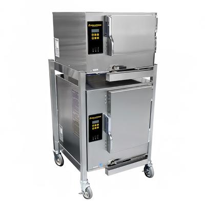 AccuTemp E62083E150DBL (12) Pan Covection Commercial Steamer - Holding Capability, 208v/3ph, 12-Pan Capacity, Stand