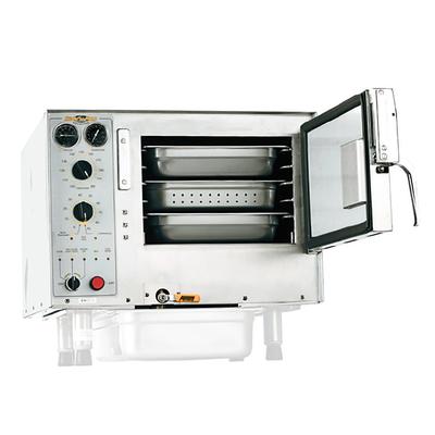 AccuTemp S34403D090 (3) Pan Convection Steamer - Countertop, Holding Capability, 440v/3ph, 3 Full-Size Pan Capacity